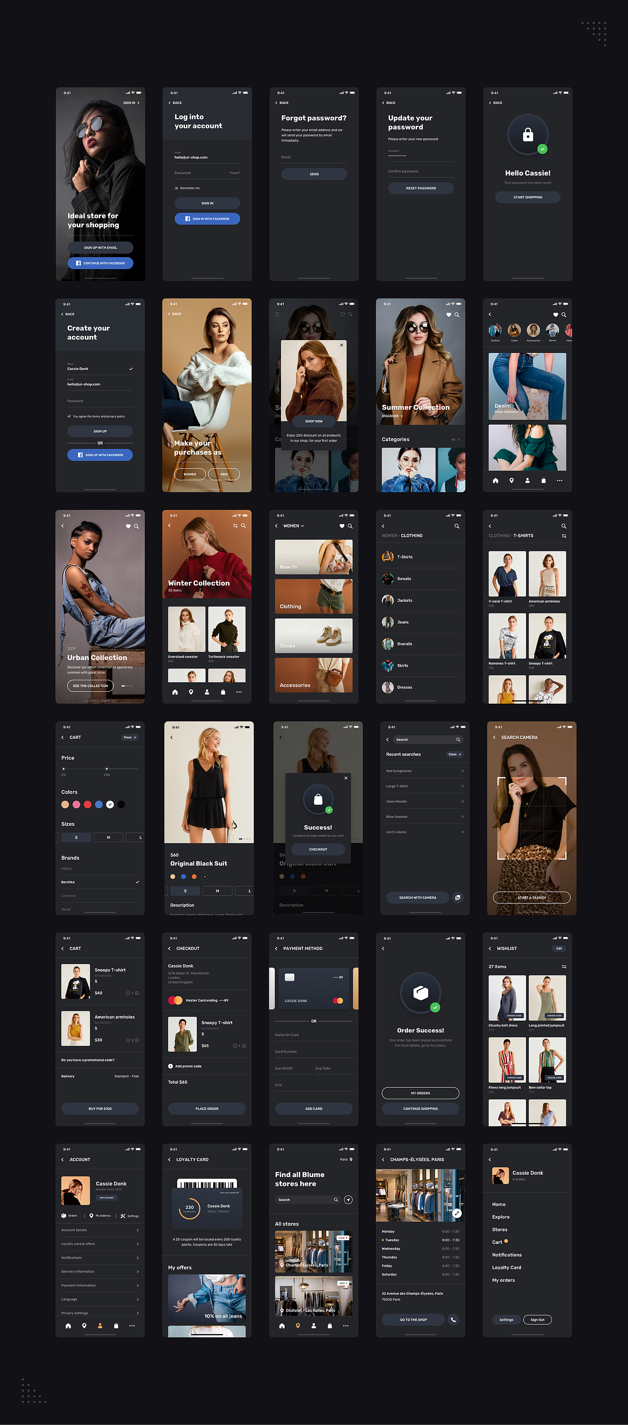 Blume - Shopping App UI Kit