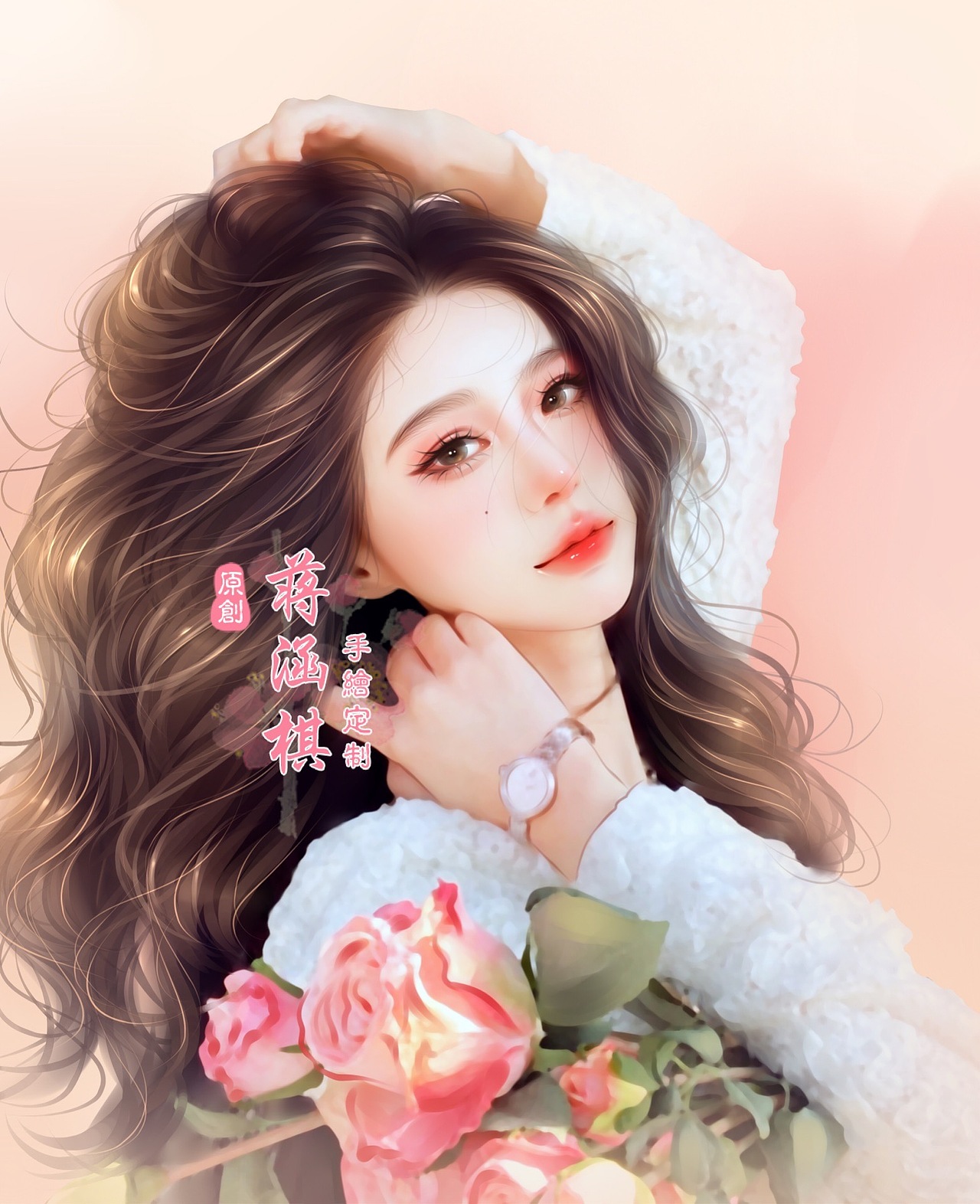 手绘招学员（图ZMzAwNDQ2NzUy） - 修图/后期 - 站酷设计师手绘画师蒋涵棋原创素材 - 站酷ZCOOL