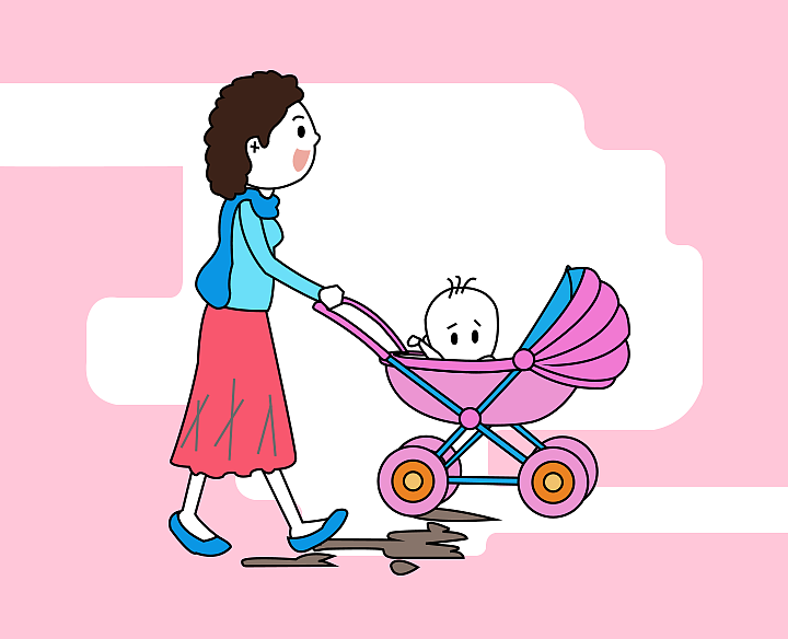 绘画 — 【别克母亲节插画之一】