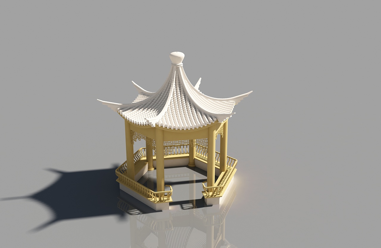亭子建模