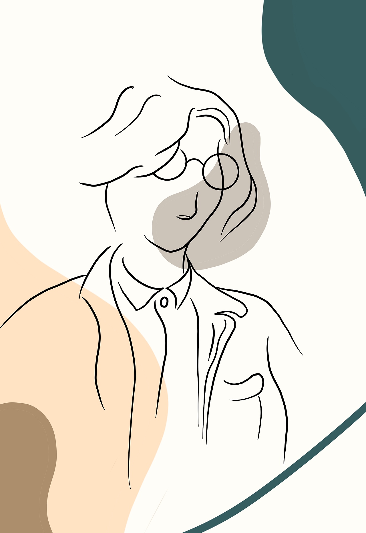 突发奇想的抽象画