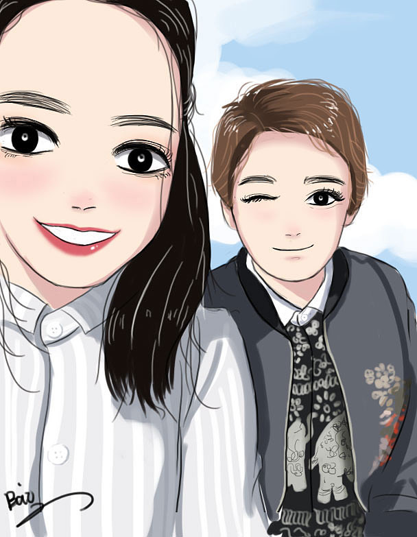 真人转漫画 个人练习