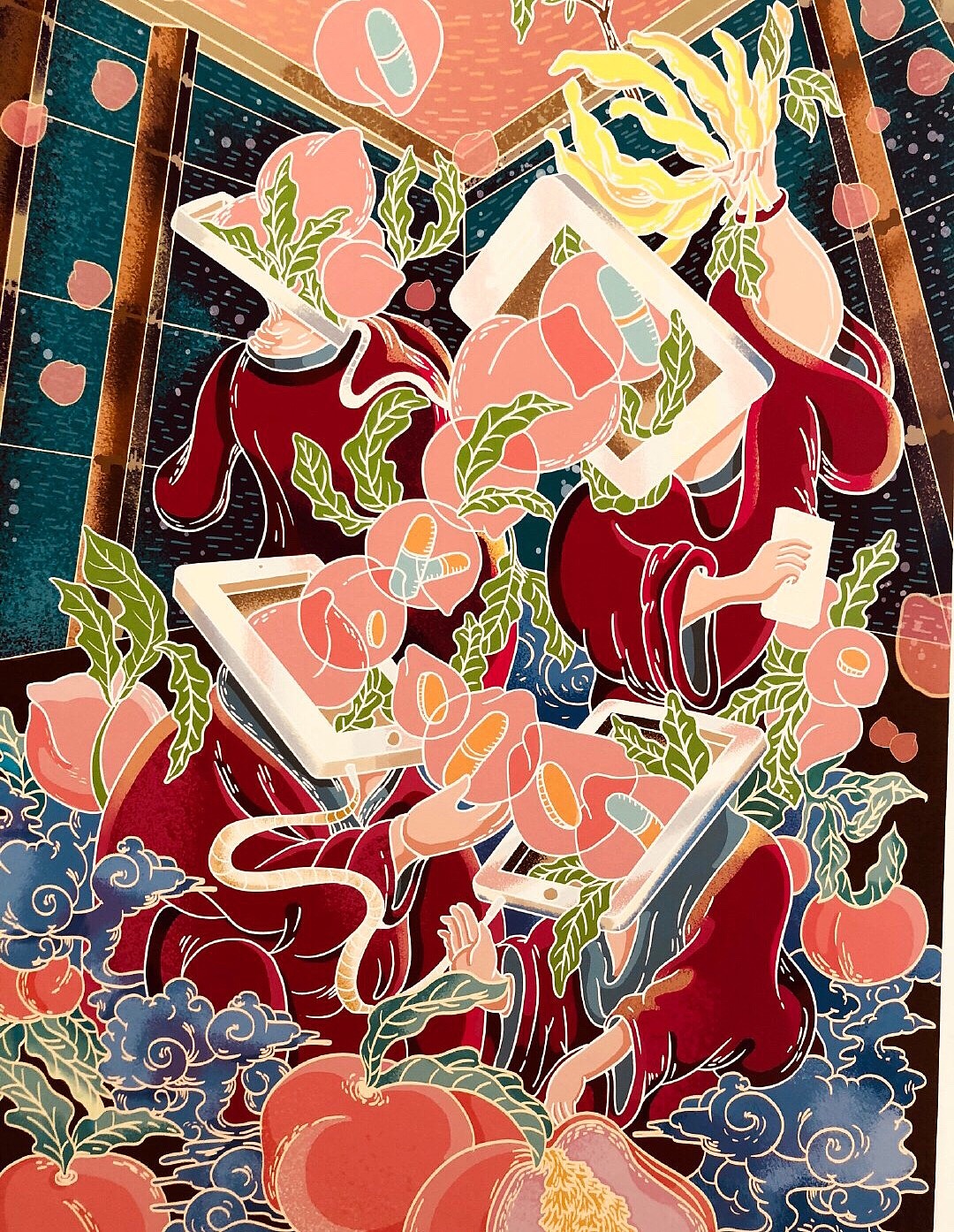 插画装饰画开脑洞（图ZMTg1NjM3MzUy） - 艺术插画 - 站酷设计师如意妈妈原创素材 - 站酷ZCOOL