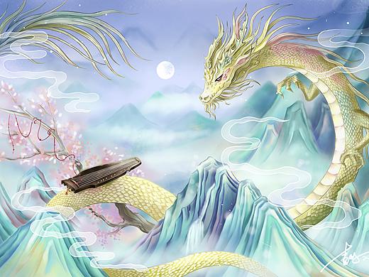 龙（个人主页-ZNTY1MDcxNzY=） - 创作习作 - 站酷设计师彭显显原创素材 - 站酷ZCOOL