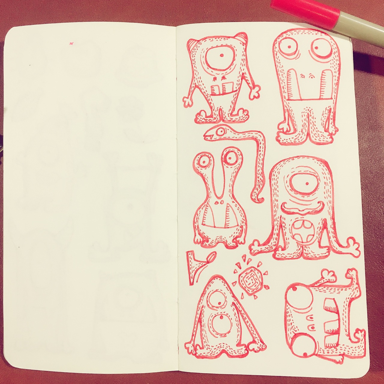 脑子里的怪兽（图ZNjEyNTA0ODg=） - 儿童插画 - 站酷设计师王吨吨原创素材 - 站酷ZCOOL