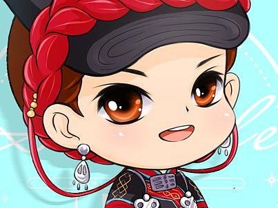 黎族Q版人物立繪（個(gè)人主頁(yè)-ZNTI2OTUyNTY=） - 其他動(dòng)漫 - 站酷設(shè)計(jì)師錦上添花花花原創(chuàng)素材 - 站酷ZCOOL