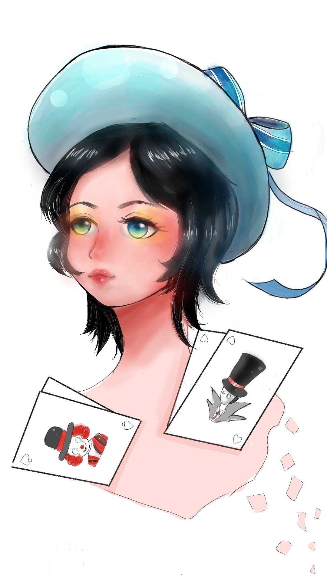 指绘板绘头像练习（图ZMTc5OTkwMTQ4） - 其他 - 站酷设计师双喜无忧原创素材 - 站酷ZCOOL