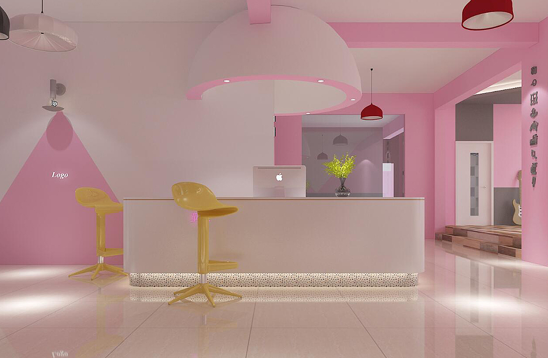 马卡龙的粉色，让月薪3万的设计师也黯然失色（图ZMjIzOTUyMzcy） - 家装设计 - 站酷设计师梵度Design原创素材 - 站酷ZCOOL