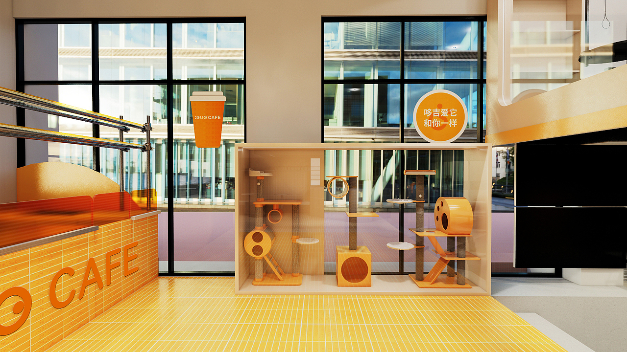 宠物店品牌 | DUOJI 哆吉宠物咖啡 x 全案设计（图ZMjk1MjI4NjE2） - 品牌 - 站酷设计师万物生生品牌设计原创素材 - 站酷ZCOOL