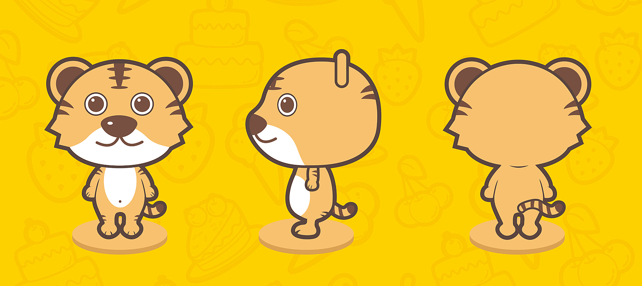 老虎卡通形象设计