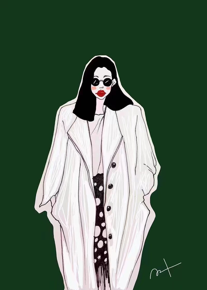 时装画（图ZMTM5MjUwNzg0） - 商业插画 - 站酷设计师陈泉竹原创素材 - 站酷ZCOOL