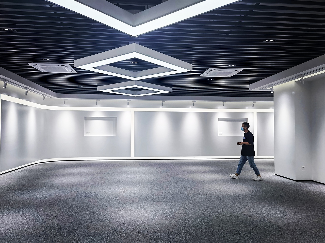 盛弘电气有限公司展厅平面设计