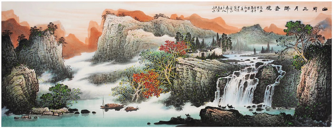 张月岗山水画精品力作