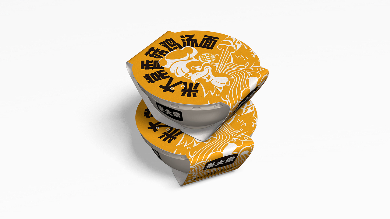 xujingfeng设计 | 香菇鸡汤面品牌包装设计