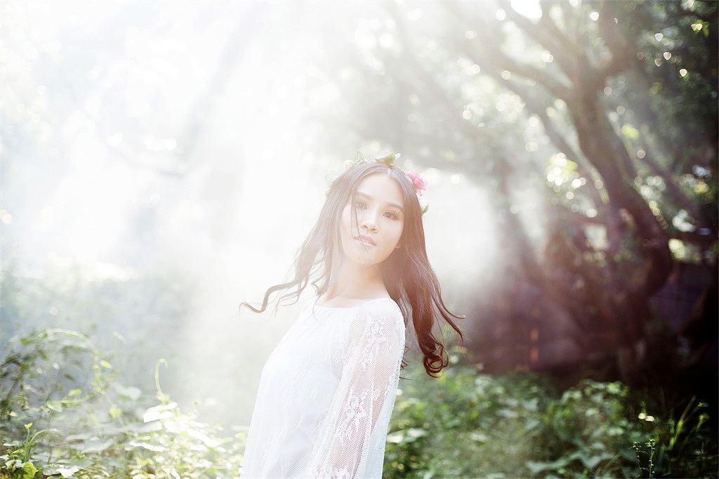森林系小清新婚纱照