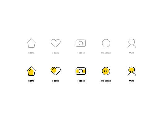 Tabbar图标设计&图标动效