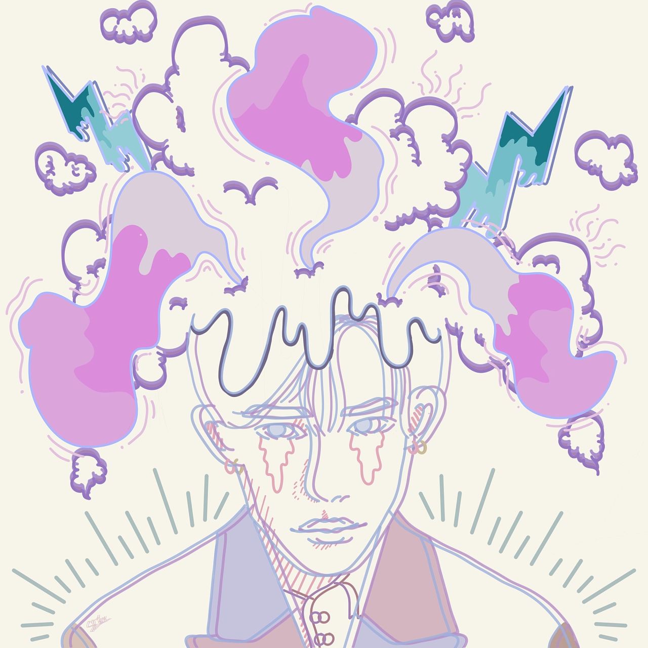 头炸|插画|创作习作|小肥雅 - 原创作品 - 站酷 (zcool)