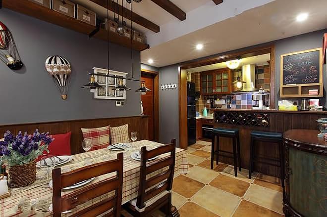 成都百纳装饰整装 116平米美式乡村风格（图ZNjU3MzA1NjA=） - 家装设计 - 站酷设计师四川百纳家居装饰原创素材 - 站酷ZCOOL