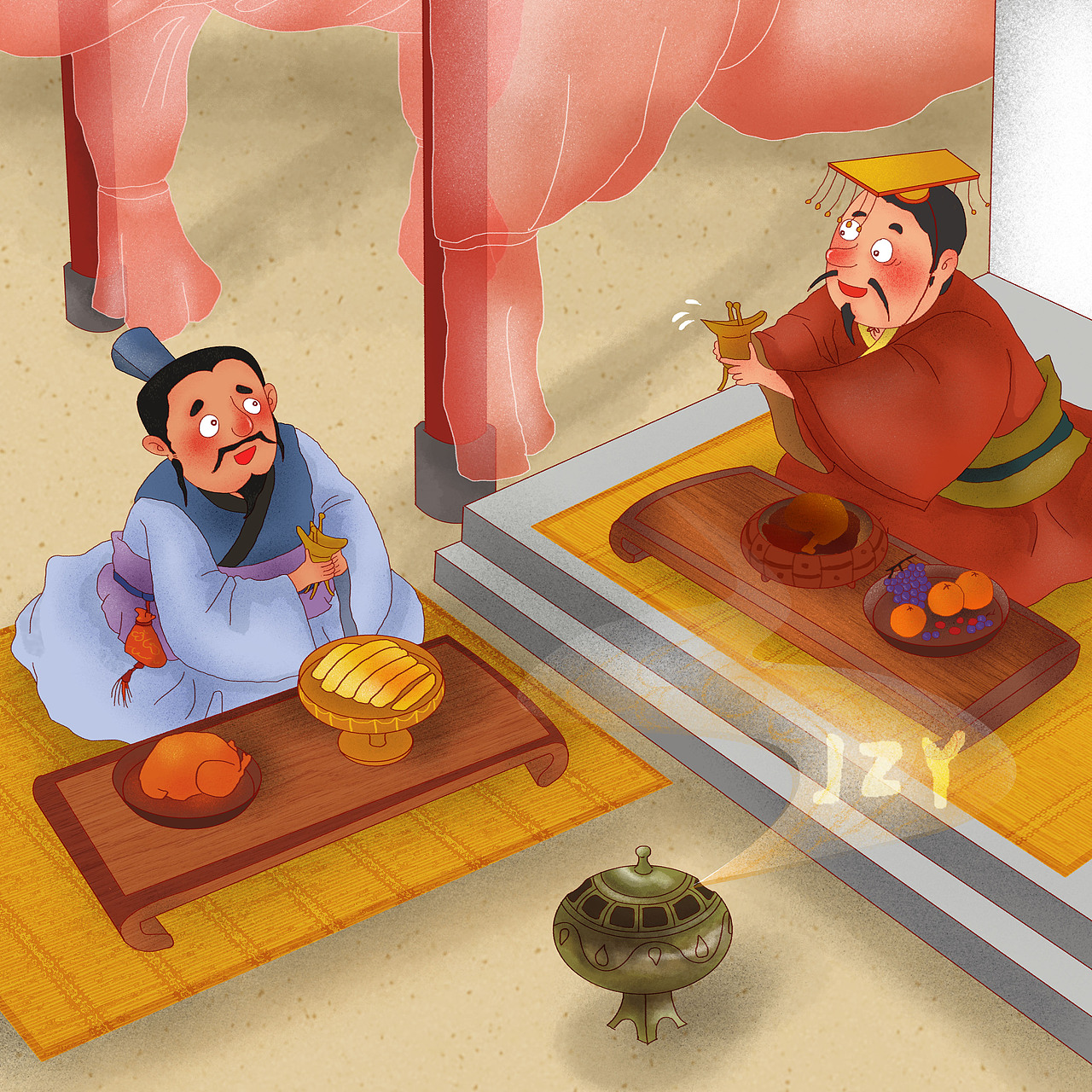 凯叔365夜（故事插图）（图ZODcyNTg3MDg=） - 儿童插画 - 站酷设计师JZY09原创素材 - 站酷ZCOOL