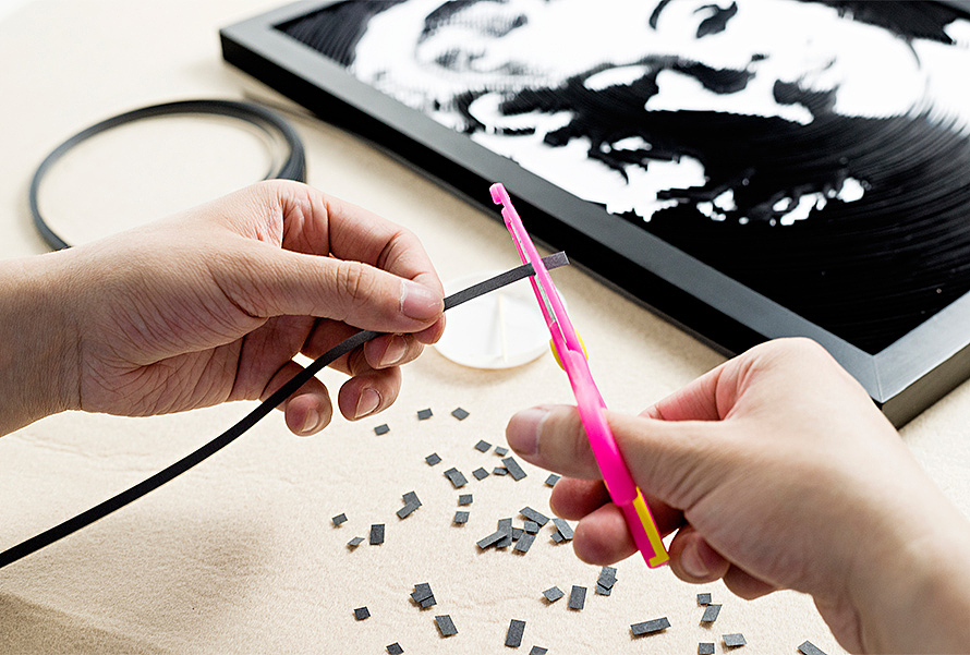 衍紙畫之赫本（圖ZMTU2MTEwMjQw） - 其他手工藝 - 站酷設(shè)計師poster創(chuàng)意館原創(chuàng)素材 - 站酷ZCOOL