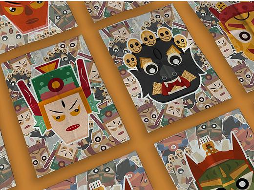 傩面具 “傩傩之意”系列文创设计