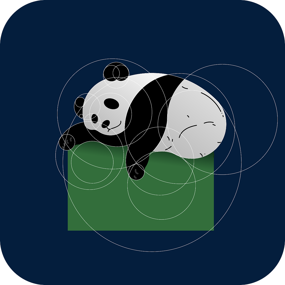 动物黄金比例图形