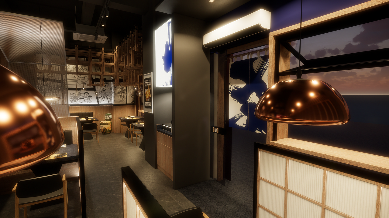 今崎烧-惠福路店（图ZMjkyOTMzMzAw） - 酒店餐饮设计 - 站酷设计师RamonDMaster原创素材 - 站酷ZCOOL