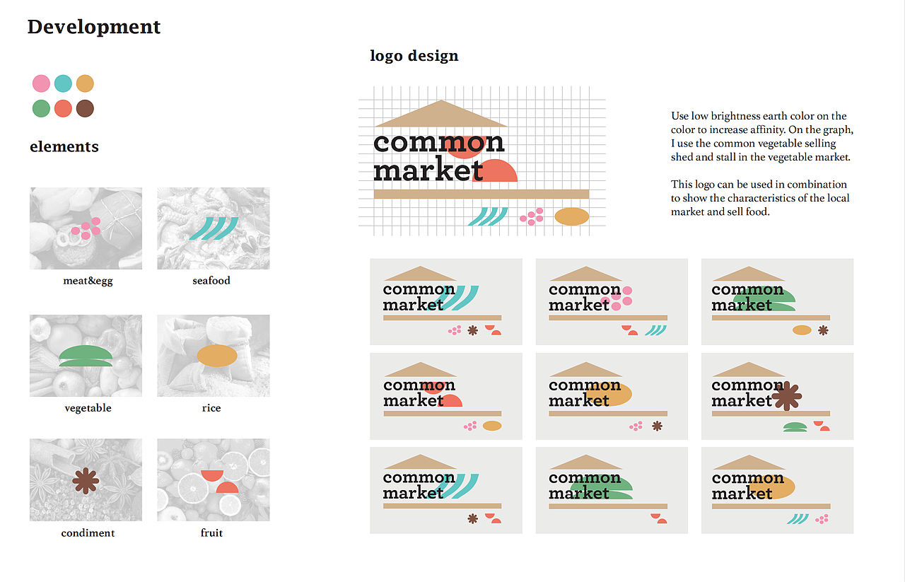 common market 菜食场（图ZMjU4MDg5ODMy） - 品牌 - 站酷设计师pine梨儿原创素材 - 站酷ZCOOL