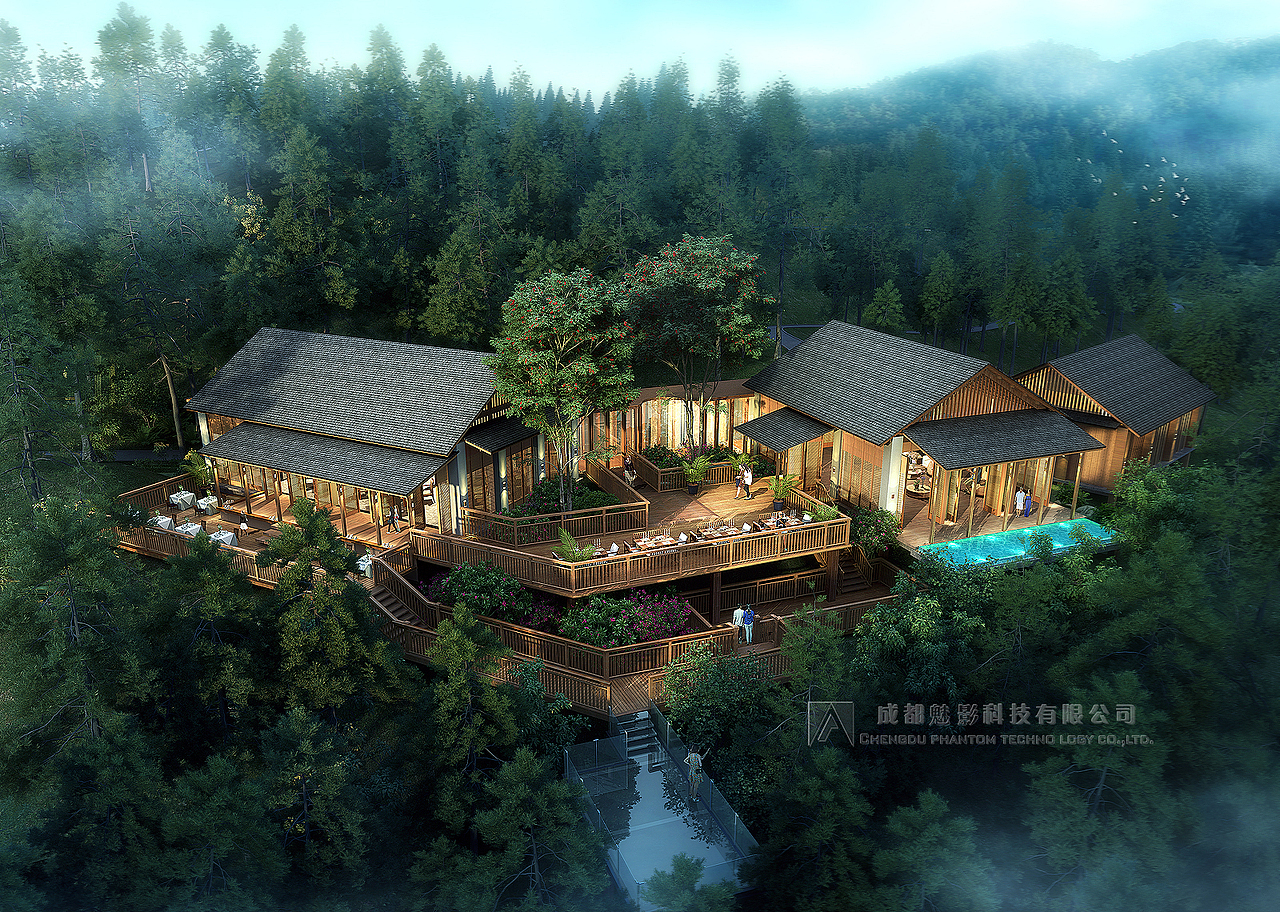 成都魅影--(建筑效果图表现)（图ZODk1MTMwNjQ=） - 建筑/空间 - 站酷设计师叼香烟的狼原创素材 - 站酷ZCOOL