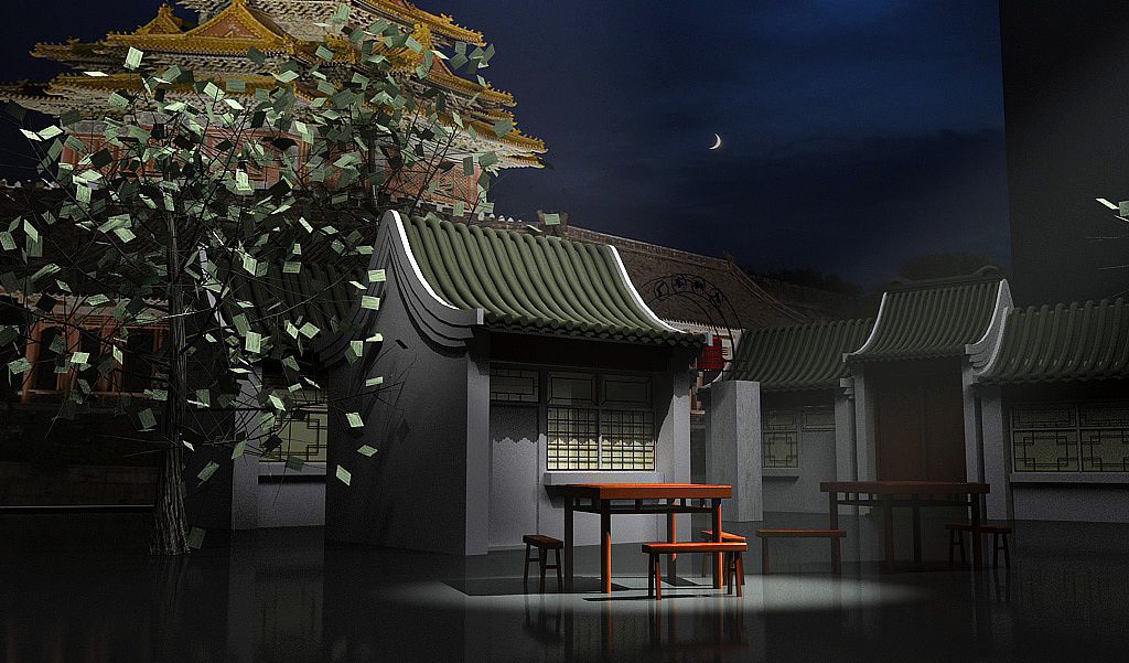 舞美戏剧设计3d建模渲染