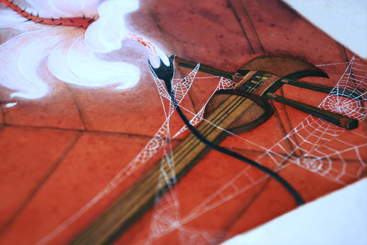 白中南颜彩《日本异色文学经典》封面插画（图ZMzA2Mjk4NzMy） - 艺术插画 - 站酷设计师白中南原创素材 - 站酷ZCOOL