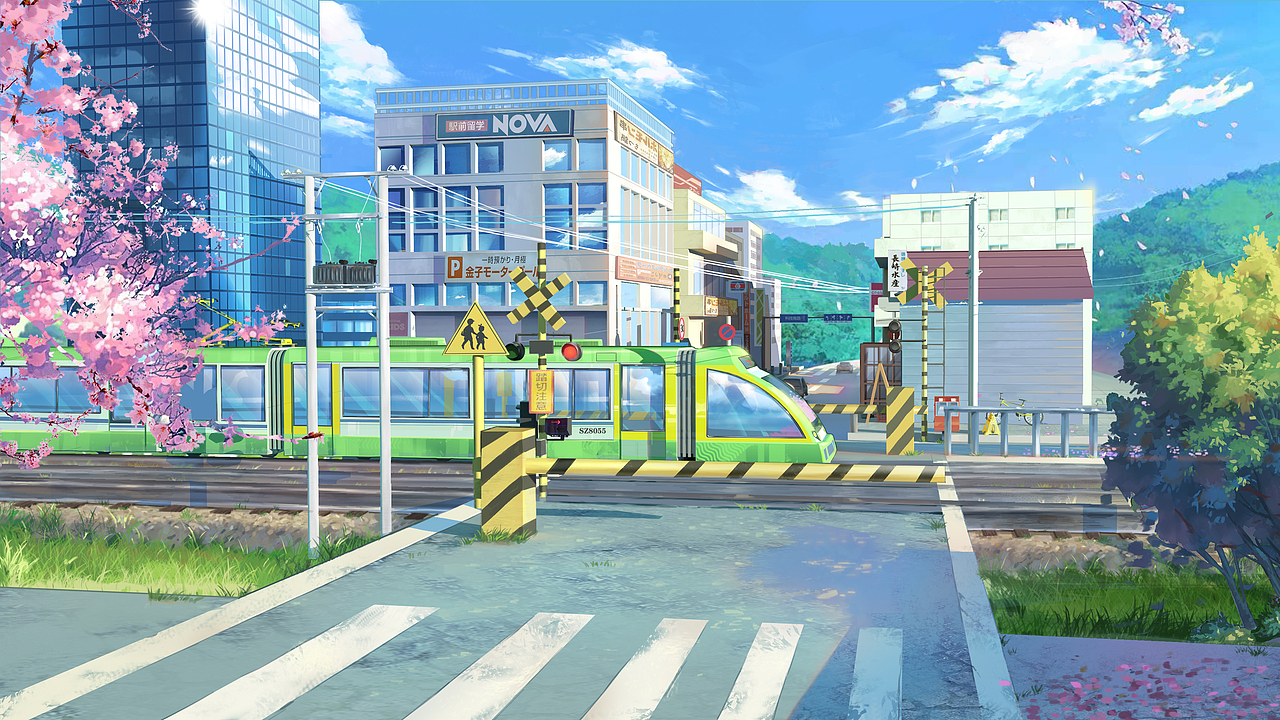 日系场景（图ZMjU5NTU0OTky） - 游戏原画 - 站酷设计师剑佛分说原创素材 - 站酷ZCOOL