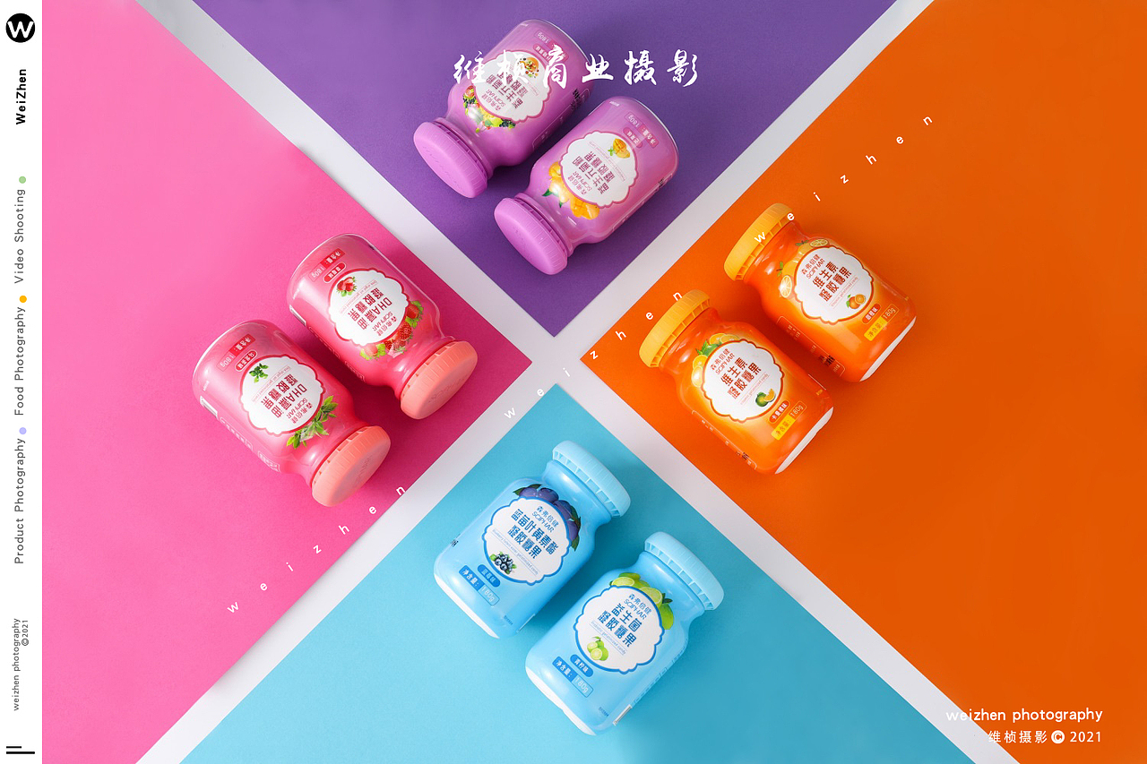 益生菌凝胶糖果拍摄 | 森弗倍健 × 维桢商业摄影