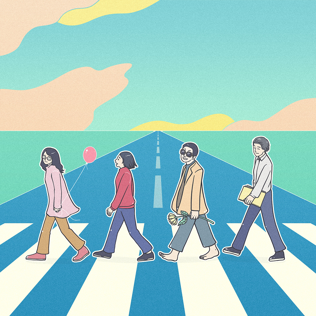日画1183~1186 展望明天，恍如昨日（图ZMjAzMTQ1NzMy） - 创作习作 - 站酷设计师愚木混株Hello原创素材 - 站酷ZCOOL