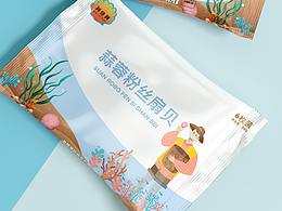 蒜蓉粉丝扇贝产品包装设计赏析
