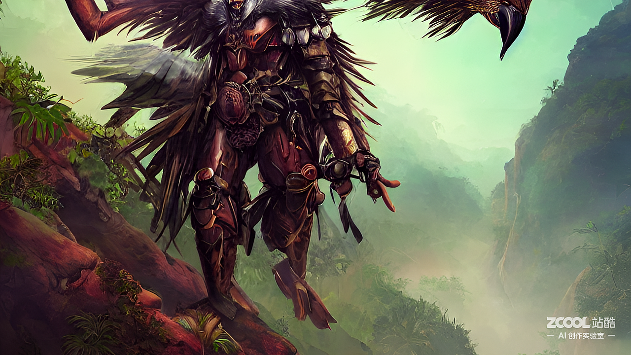 #AI创作实验室#亚马逊战士