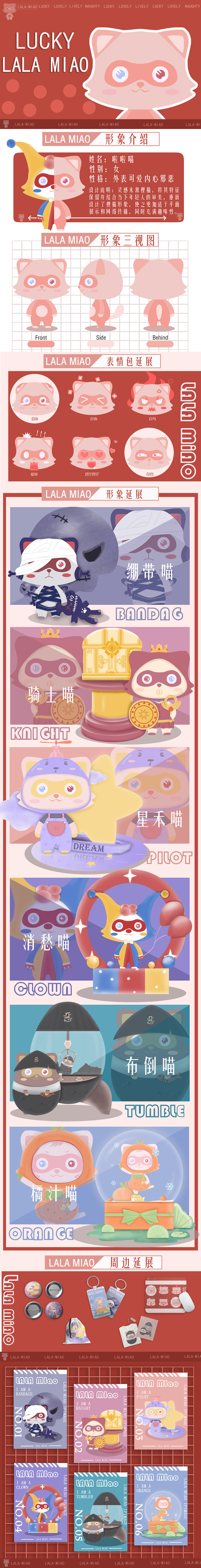 LA LA MIAO ip形象设计