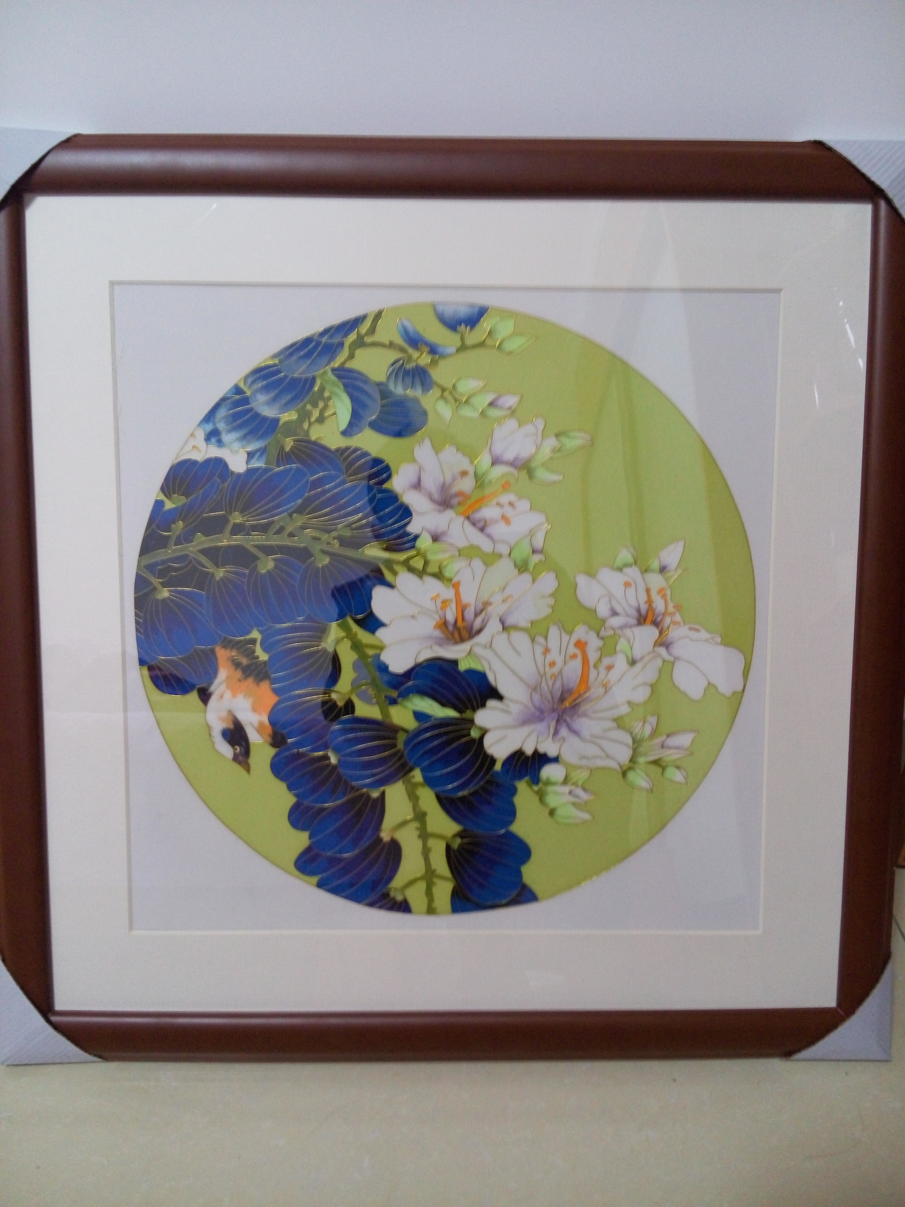 景泰蓝金丝彩釉沙画