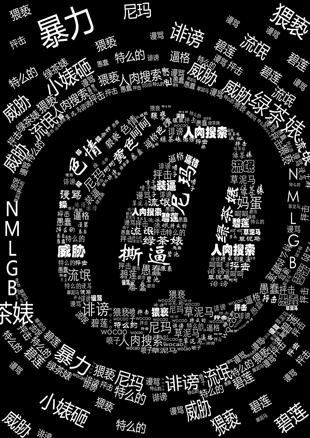 网络暴力|平面|海报|捕风的喽喽 - 原创作品 - 站酷 (zcool)