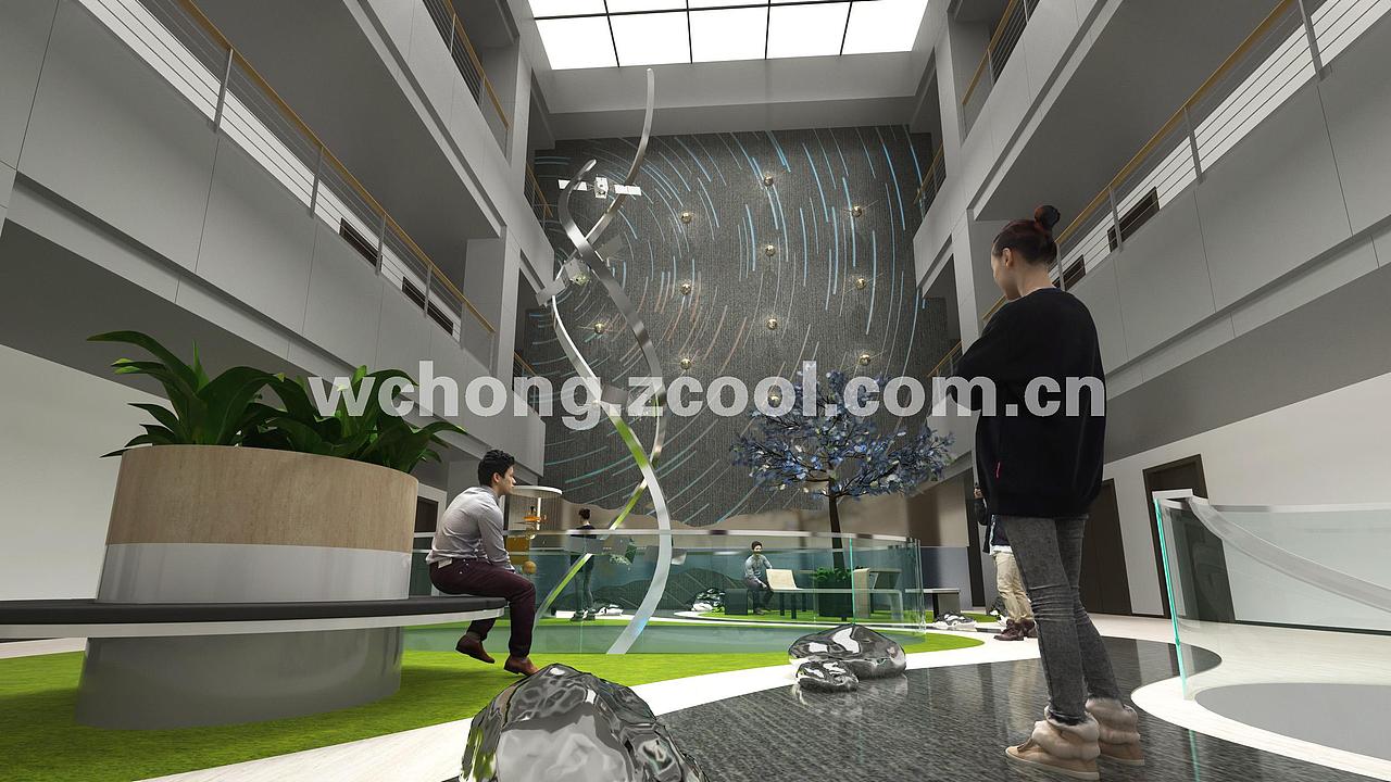 中国东方红卫星通信公司展厅设计