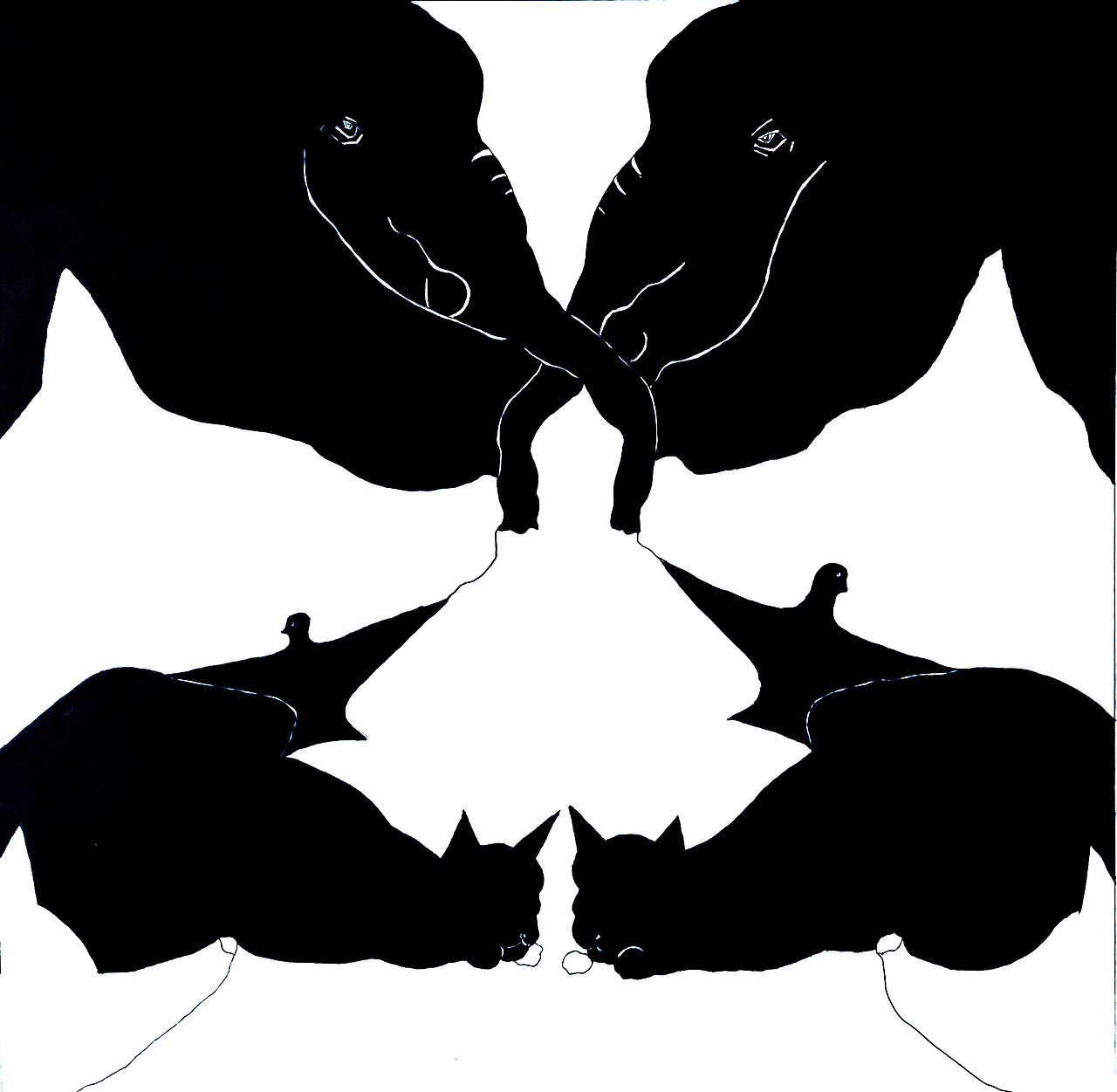 设计学类19-6班 正负形 构成作业