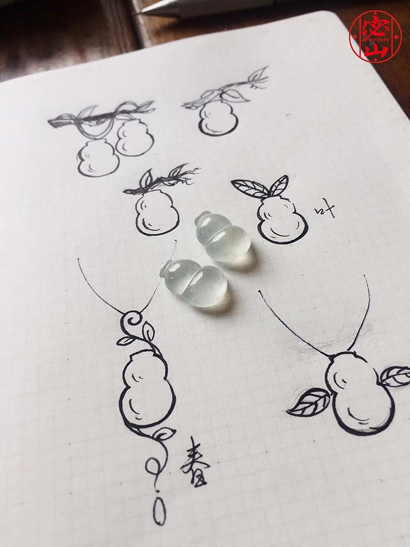 一缕仙藤上，两宝葫芦