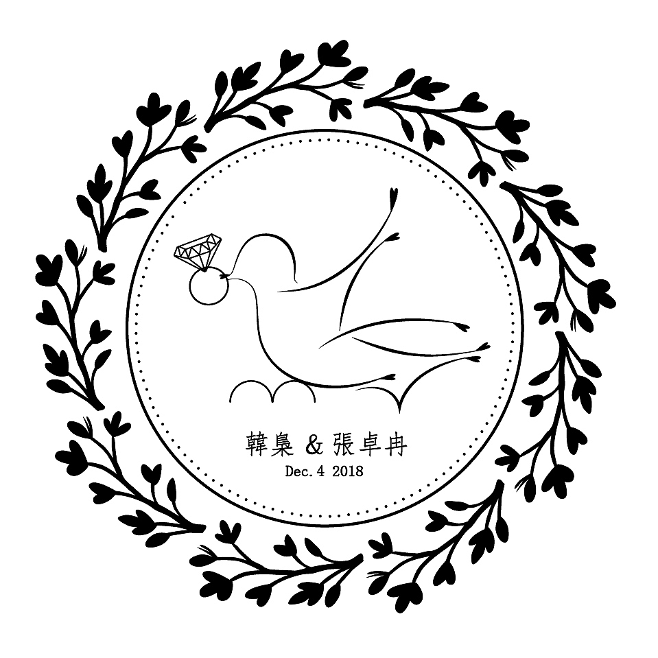 婚礼LOGO设计（图ZMTYzNjMxMDky） - Logo - 站酷设计师辛普森吗原创素材 - 站酷ZCOOL