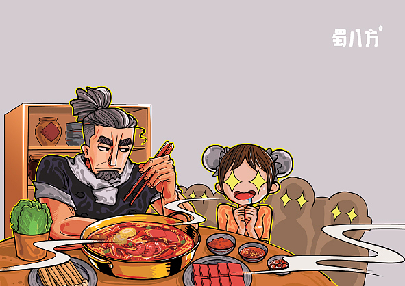 蜀八方品牌IP设计（图ZMTEyNjc3Nzcy） - IP形象 - 站酷设计师老C真的不会画画原创素材 - 站酷ZCOOL