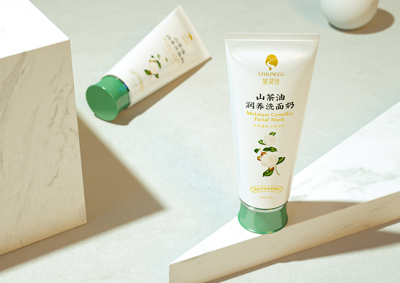 有机山茶油日化美妆包装设计/一道设计原创作品（图ZMjAyMjgyNjY4） - 包装 - 站酷设计师一道三略原创素材 - 站酷ZCOOL