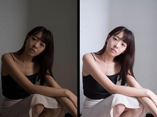 灰暗室内人像后期处理