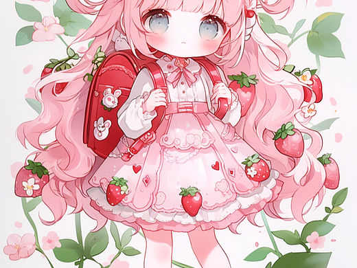 草莓🍓（个人主页-ZNjgxMzE3OTY=） - AI作品 - 站酷设计师芊蝶原创素材 - 站酷ZCOOL