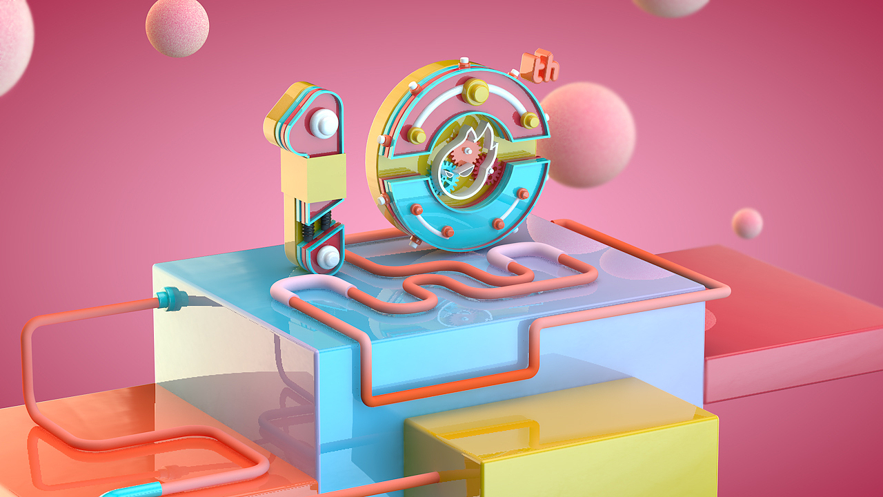 C4D临摹作品（图ZMTIzODYwNTE2） - 其他三维 - 站酷设计师Z06150340原创素材 - 站酷ZCOOL