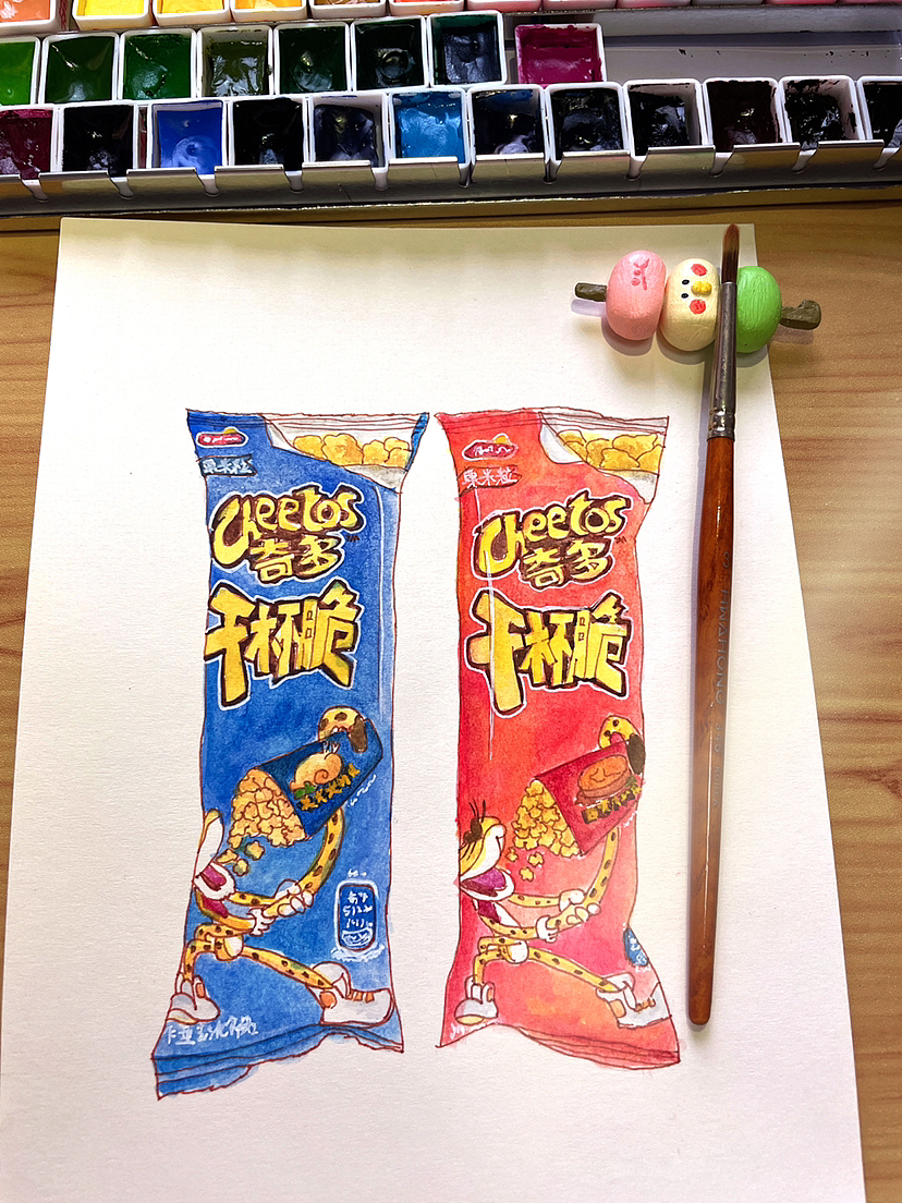 【鋼筆淡彩】大灣區(qū)8090懷舊童年零食（圖ZMzM2MTc2MDI0） - 商業(yè)插畫 - 站酷設(shè)計(jì)師六個(gè)橙原創(chuàng)素材 - 站酷ZCOOL