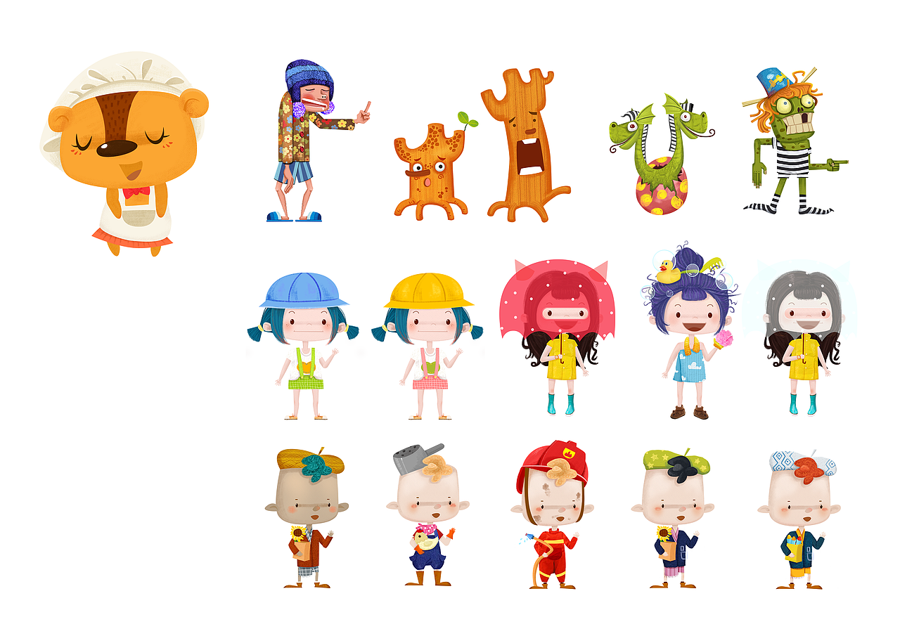 YUM YUM Star部分资料（图ZMTgyNTIxNzY=） - 游戏原画 - 站酷设计师丸子不熬夜原创素材 - 站酷ZCOOL